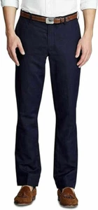 $125 Polo Ralph Lauren Men's, Straight Fit Flat Front Dress Pants, Navy, 34X34 - Picture 1 of 2