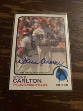 2022 Topps Heritage STEVE CARLTON AUTO Real One Auto #ROA-SC Phillies