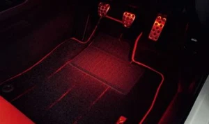 JDM HONDA CIVIC TYPE R FK8 FOOT LIGHT LED RED ILLUMINATION GENUINE OEM - Zdjęcie 1 z 3