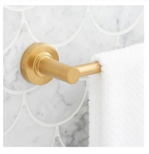Signature Hardware SHLE24TBBG Lexia 24" Towel Bar Brushed Gold - Picture 1 of 1