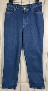 Ralph Lauren Jeans Co. Classic Fit Women's Blue Denim Vintage Size 12 Rare Nice - Picture 1 of 11