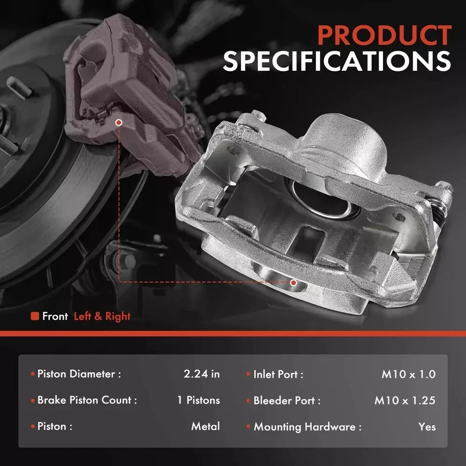 2x Pinzas de freno delanteras izquierda y derecha Honda Accord 1998-2002 Legend RL TL V6 Foto 1 de 4