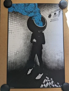 Rob Jones Jack White Konzert Poster Ko Ko Mo Lyon signiert Cyan doppelseitig - Bild 1 von 2