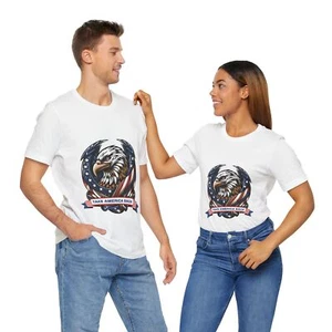 Vintage Trump Vance Eagle  Patriotic T-Shirt for Freedom Lovers and Supporters - Picture 1 of 31