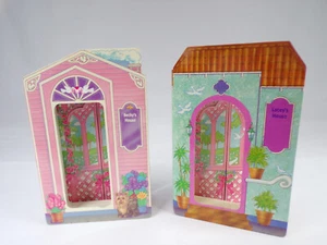 MATTEL FAMILY CORNERS 1994 Laceys' House & Beckys' House Playset I24 - Picture 1 of 12
