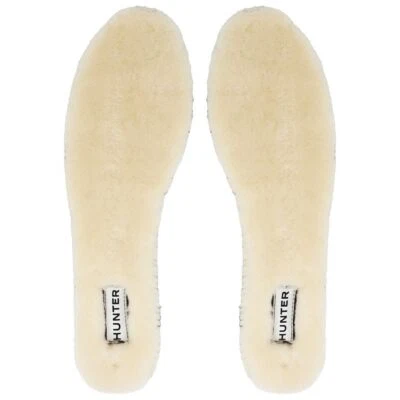 Hunter Insulated Shearling Mens Beige Insoles Shoes