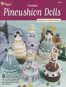 Crocheted Pincushion Dolls by Virginia Zartman The Needlecraft Shop 991044 - Picture 1 of 2