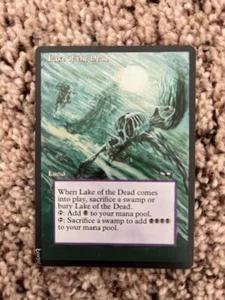 MTG- Lake of the Dead x1 - Alliances - Altered Art - Picture 1 of 1