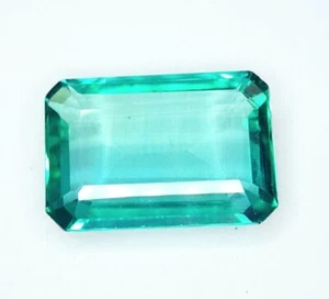 Certified 23.92 Ct Natural Paraiba Tourmaline Loose Gemstone AA+ Quality Emerald - Picture 1 of 10