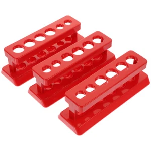Tubos de ensayo de plástico de 3 piezas con soporte de almacenamiento de laboratorio para niños pequeños - Imagen 1 de 12