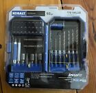 New  Kobalt 350030 50 Pc Drill And Drive Set With Blue Case Nice Set!