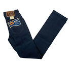 vintage lee railroad stripe dżinsy prosta nogawka rozmiar 27x34 martwy towar nowe z metką lata 90. USA