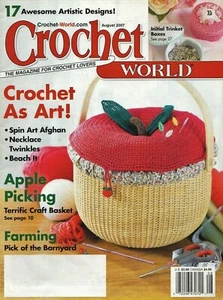 Crochet World Magazine 17 Designs August 2007 - Picture 1 of 5