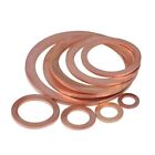 1mm Thickness M16 M16.5 M17 Solid Copper Round Washer Shim Flat Gasket Ring Seal