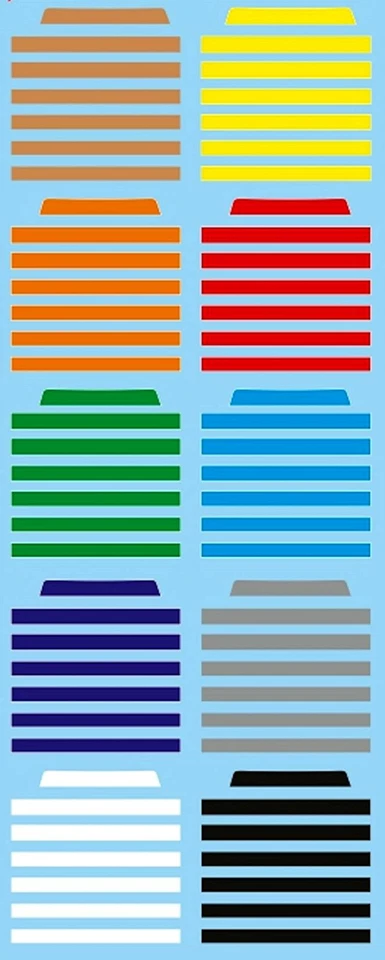 Modellino Auto Blendstreifen Banner Parasol 1:87 Decalcomanie - Immagine 1 di 1