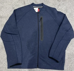 Men’s Nike Sportswear Tech Fleece Bomber Jacket - Navy - FB8008 473 - Large (L) - Picture 1 of 13