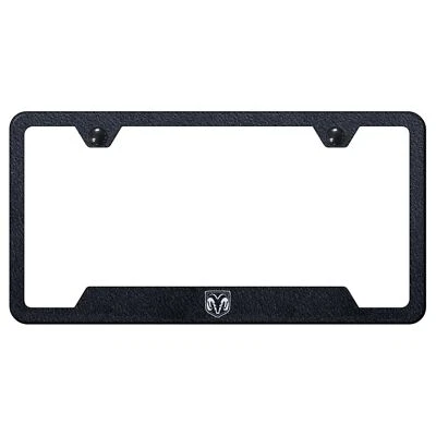 Dodge Ram Laser Etched Logo Cut-Out License Plate Frame - Image 1 of 2