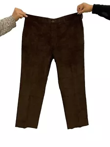 RALPH LAUREN PURPLE LABEL BROWN CORDUROY PANT SIZE 34 STRIPES MADE IN ITALY #P1 - Picture 1 of 10
