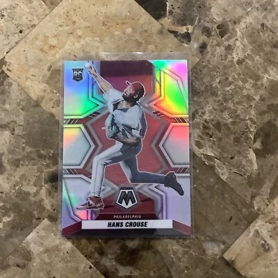 2022 Mosaic Silver Prizm #236 Hans Crouse RC Philadelphia Phillies A-41 - Image 1 of 2