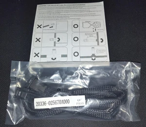 12VHPWR VGA PCIe Graphics Modular Power Cable for Cooler Master MWE Gold 850 V3 - Picture 1 of 5