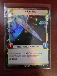 Star Wars Unlimited Jump To Lightspeed Foil Home One 702 L - Foto 1 di 1
