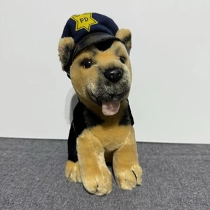 Vintage 1987 Dakin Polizeichef Hund Plüschtier Stofftier K9 - Bild 1 von 9