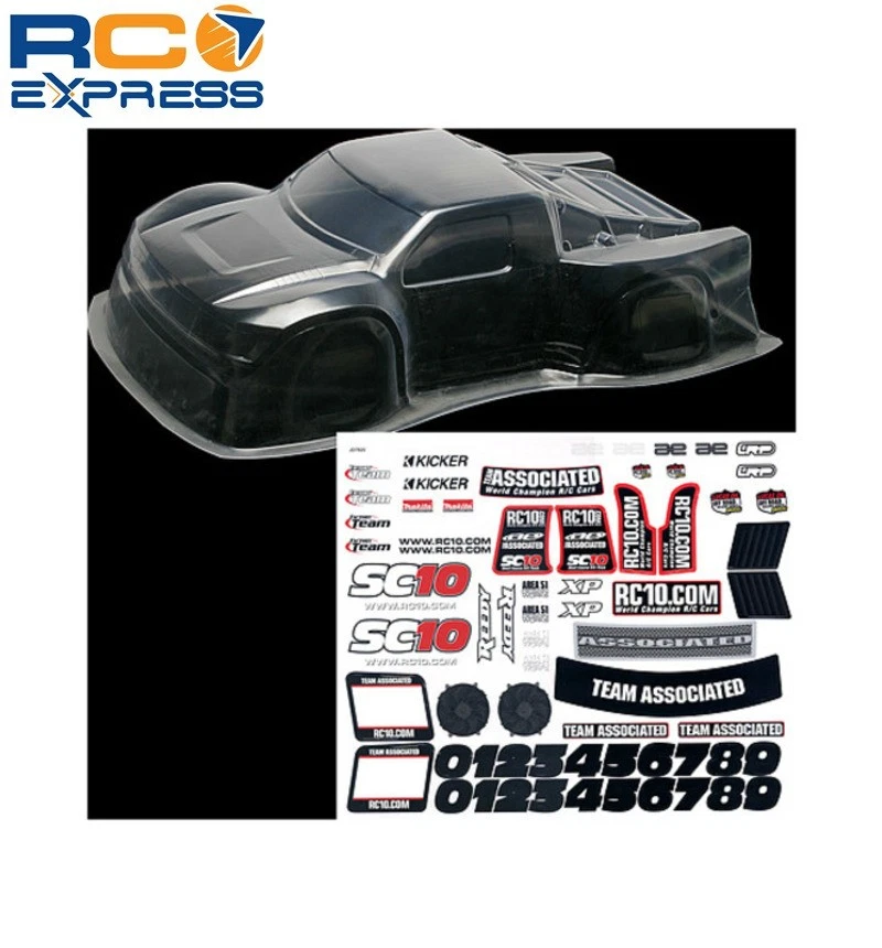 Associated SC10 Contender Body clear ASC9876 - Image 1 of 1