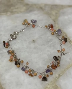 Avon 2004 Semi Precious Anklet - Picture 1 of 4