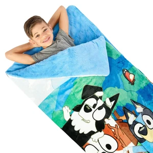 Character Youth Slumber Bag - Bluey - 54 x 56 in Throw - 27 x 56 in Slumber Bag - Picture 1 of 4