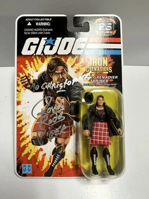 GI Joe 2007 Convenção Exclusiva ROWDY RODDY PIPER ASSINADO MOC SDCC - Imagem 1 de 3