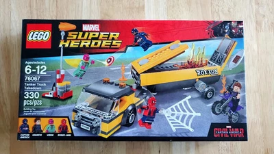 LEGO Marvel ~ Tanker Truck Takedown 76067 ~ Spider-Man Avengers Retired Complete - Image 1 of 2
