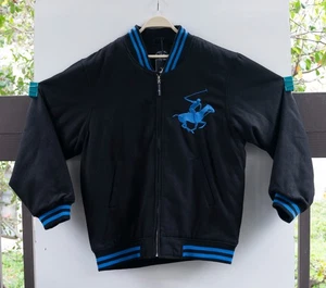 Vintage Rare NWT Beverly Hills Polo Club Varsity Letterman Jacket Size 2XL / XXL - Picture 1 of 7