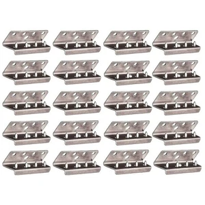 #239-S Metal Clips for Pirelli 2" Rubber Webbing - 20 Pcs. - Picture 1 of 3