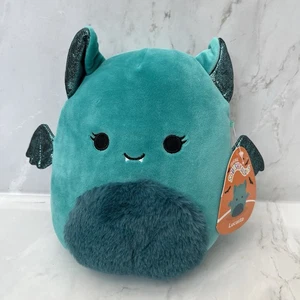 Squishmallows Lucasta The Teal Bat Halloween Plush Soft Toy 7.5” - Picture 1 of 6