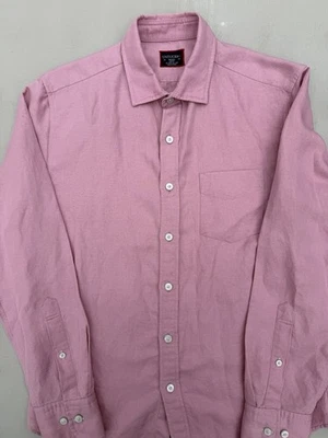 Camisa social masculina manga longa UNTUCKit pequena malva slim fit - Imagem 1 de 4