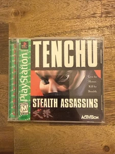 Tenchu: Stealth Assassins (PlayStation 1 PS1) CIB - Probado - Auténtico - Tarjeta Reg - Imagen 1 de 3