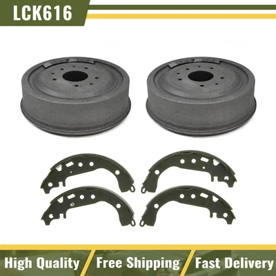 Fits 1959 Chevrolet Bel Air High Performance Front Kit Brake Drums & Brake Shoes - Image 1 of 4