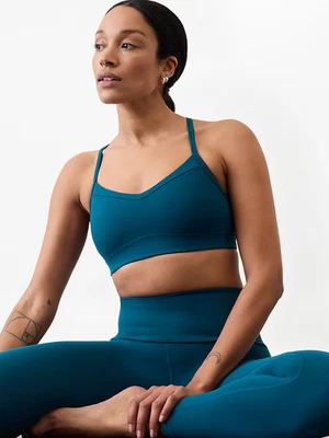 ATHLETA Vital Sports Bra A-C  L Large | Coastal Teal #819515 NEW - Image 1 of 3