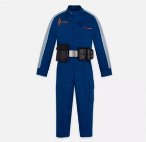 NEW Star Wars Mechanics Jumpsuit Kids Large Blue Galactic Starcruiser Costume - Picture 1 of 14