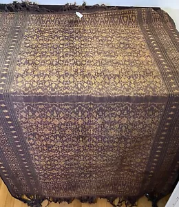 Panel antiguo indonesio con diseño abstracto XX072 - Imagen 1 de 9