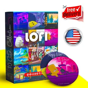 Smooth jazz music 10xCDs Lo-Fi hip hop beats - Relax, Chill, Work, Study & Focus - Picture 1 of 25