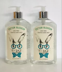 2 Bottles Cotton Blossom Dye-Free Scented Hand Wash 16.5 fl oz Each - Picture 1 of 2