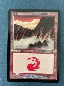 MTG JAPANESE FOIL 7TH EDITION MOUNTAIN NM MAGIC THE GATHERING LAND #339/350 - Picture 1 of 6
