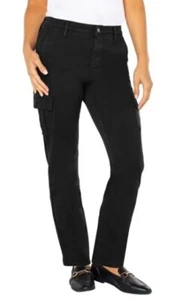 Pantalón cargo Tencel Blend para dama bien usado, negro - Imagen 1 de 4