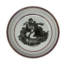 Antique Regency Era Plate Saucer Adam Buck Staffordshire Style CHARITY
