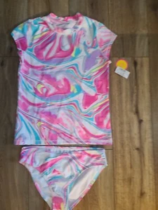 The Children's Place Swim Suit   Shirt Neon Berry Size XXL  New With Tags - Picture 1 of 14