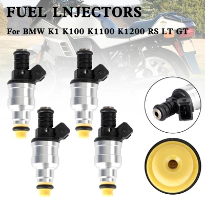 4PCS 0280150941 Fuel Injector 0280150705 For BMW K1 K100 K1100 K1200 RS LT GT Foto 1 de 4