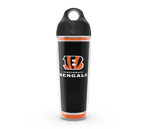 CINCINNATI BENGALS, 24oz DOUBLE WALL, WATER BOTTLE FROM TERVIS Cover