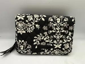 VERA BRADLEY RFID WALLET CROSSBODY CLUTCH WRISTLET CHANDELIER NOIR W/ STRAP - Picture 1 of 13