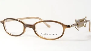 RALPH LAUREN RL 1333 7WN BROWN /BEIGE EYEGLASSES GLASSES FRAME 43-18-135 Italy - Picture 1 of 12